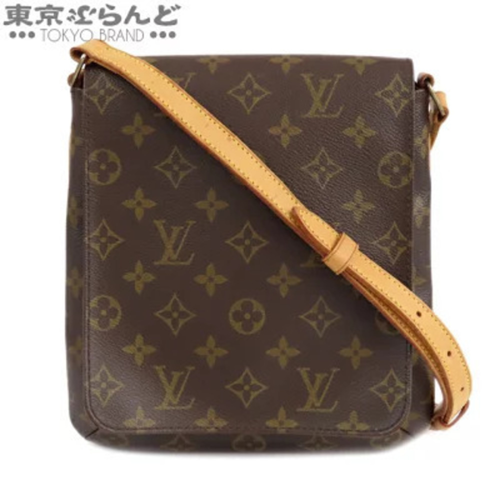 Louis Vuitton Musette Salsa Long Shoulder Bag Monogram Canvas Brown